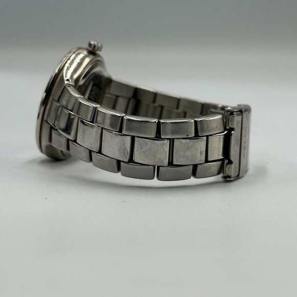 3/$30 Relic Watch Men Silver Tone Blue Day Date Multi Dial 39MM New Battery - Picture 8 of 15